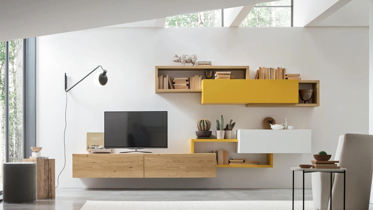 Parete Attrezzata Unix Comp SU2105 di Maronese