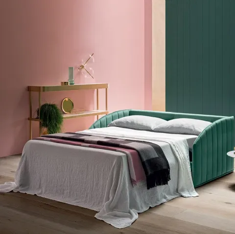 Divano Letto in tessuto Carter di Felis