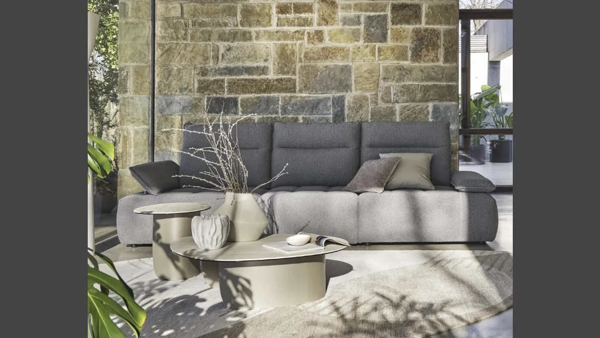 Divano lineare Equipe di Calligaris