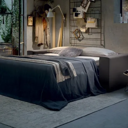 Divano Letto in tessuto Mick di Felis