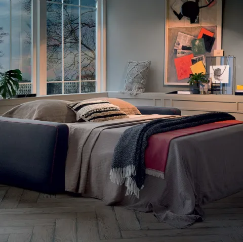 Divano Letto in tessuto Tyson di Felis