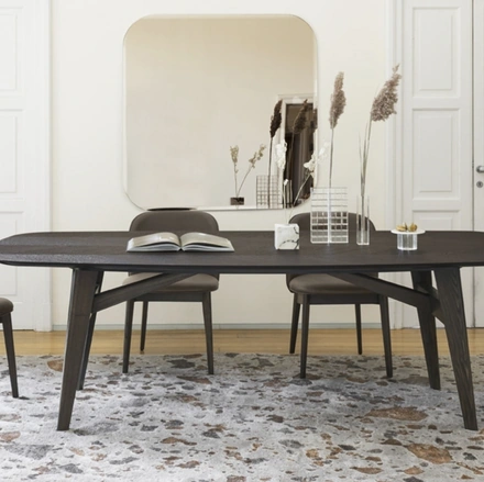Sedia in pelle Abrey di Calligaris