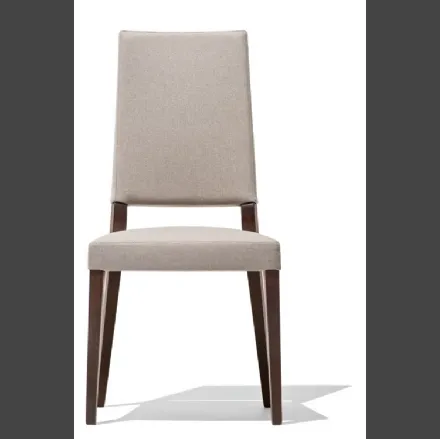 Sedia in tessuto con struttura in legno Sandy di Connubia