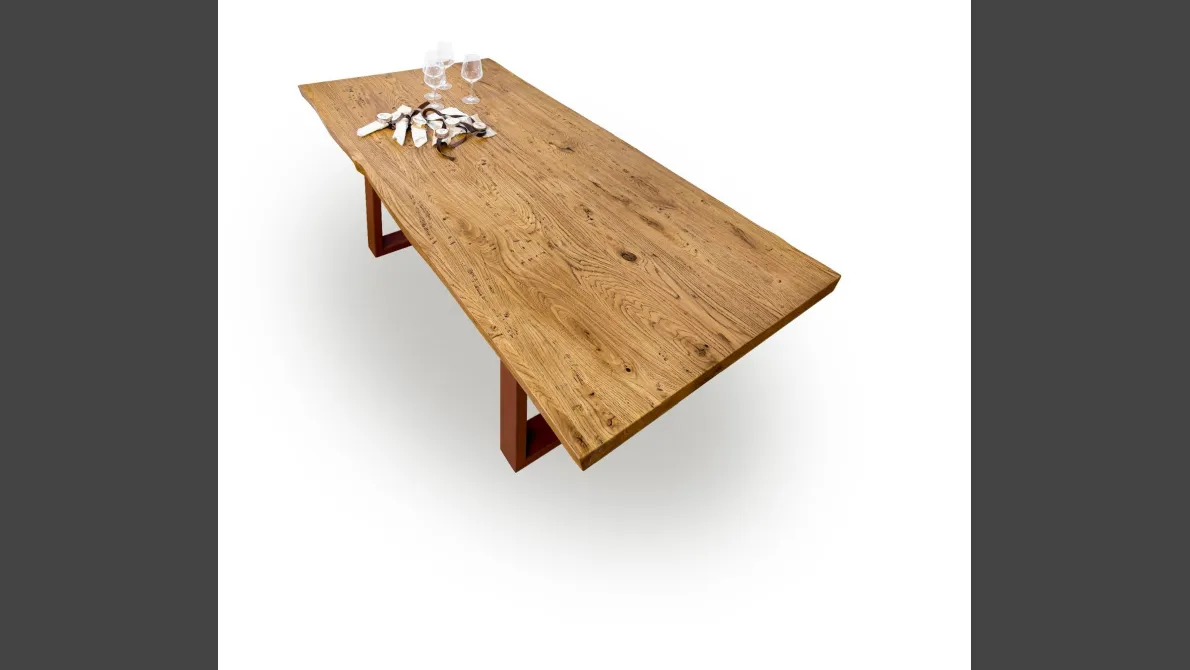 Tavolo 4325 Wide in Rovere massello di Conarte