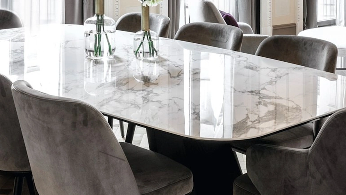 Tavolo fisso Icaro in ceramica di Calligaris