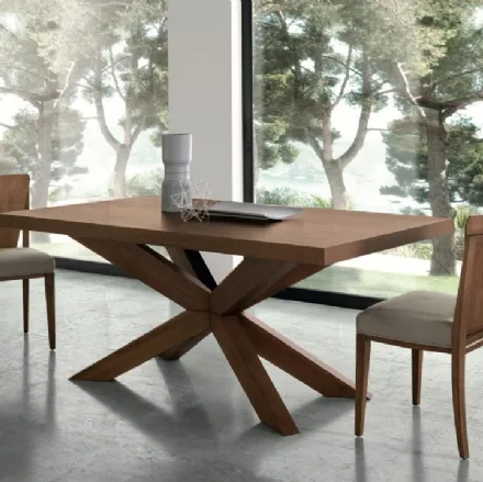 Tavolo rettangolare in legno Pandora di Modo 10