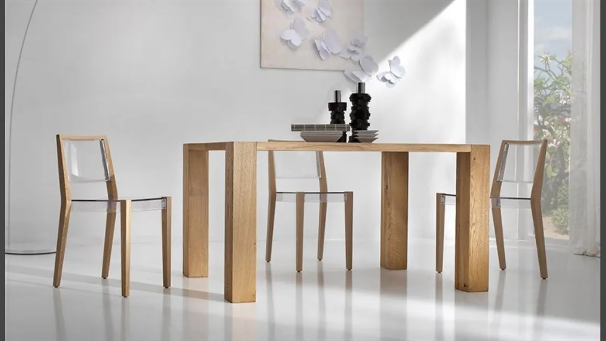 Tavolo in Rovere massello 4252 di Conarte
