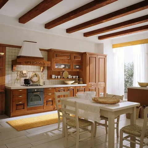 Cucina Classica con penisola Castellana 04 di Ar-Tre