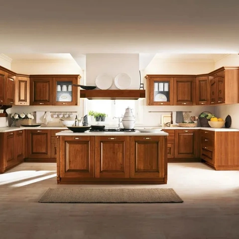 Cucina Classica con isola Castellana 05 di Ar-Tre