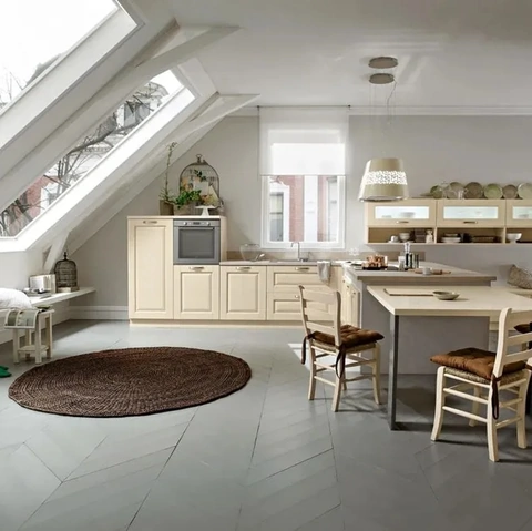 Cucina Classica con penisola I Masselli 06 di Ar-Tre