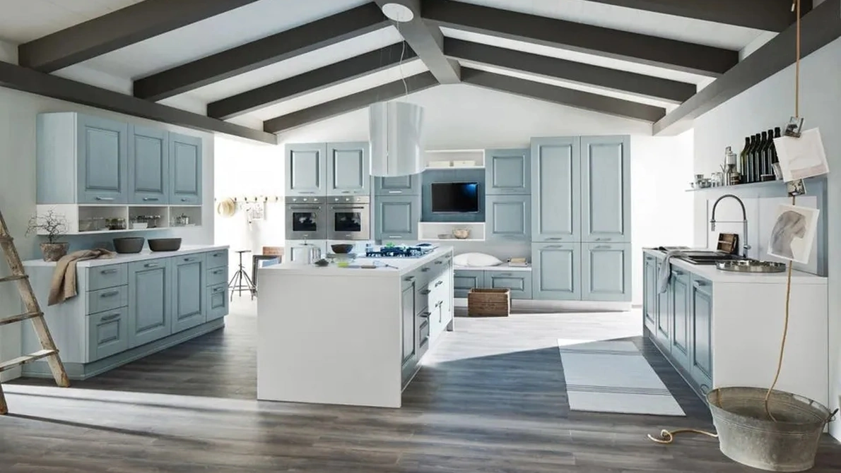 Cucina Classica con isola I Masselli 07 di Ar-Tre