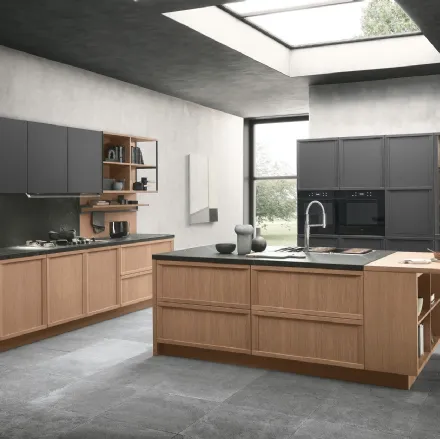 Cucina Classica Newport v5 in Rovere Barrique di Stosa