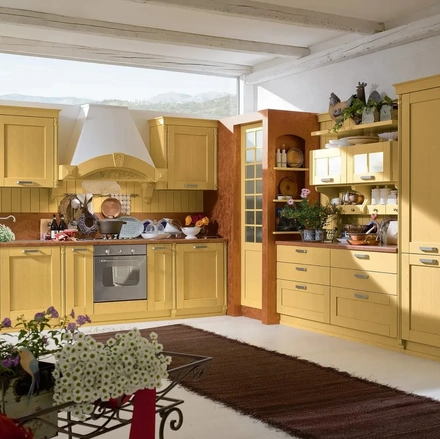 Cucina angolare in Muratura Signoressa 03 di Ar-Tre