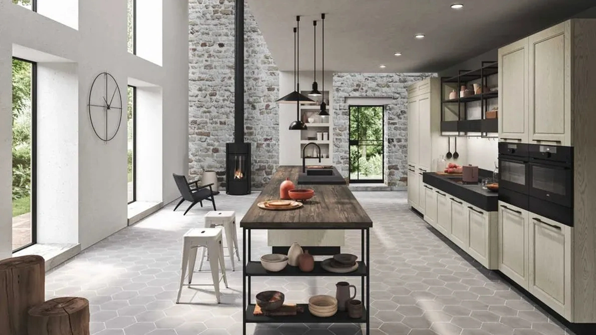 Cucina Moderna con isola Cloe 04 di Ar-Tre