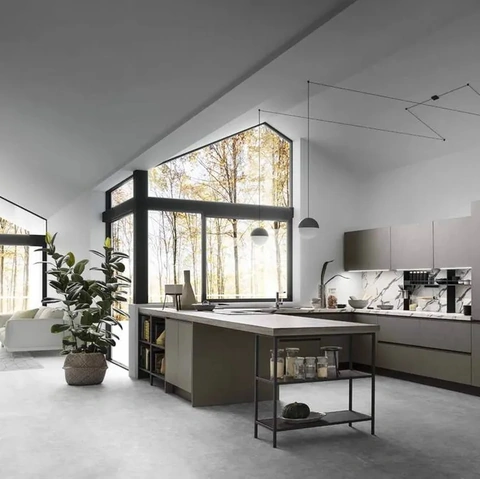 Cucina Moderna con penisola Sky 04 di Ar-Tre