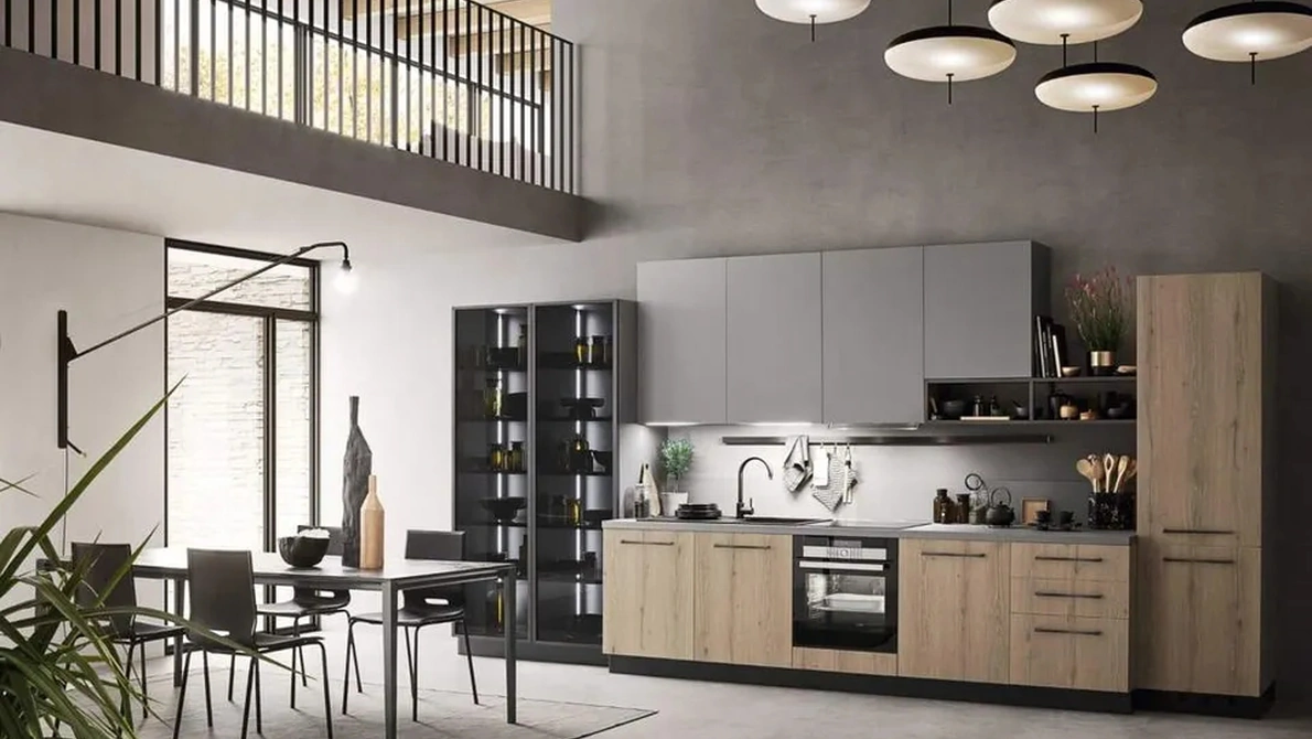 Cucina Moderna lineare Sky 05 di Ar-Tre