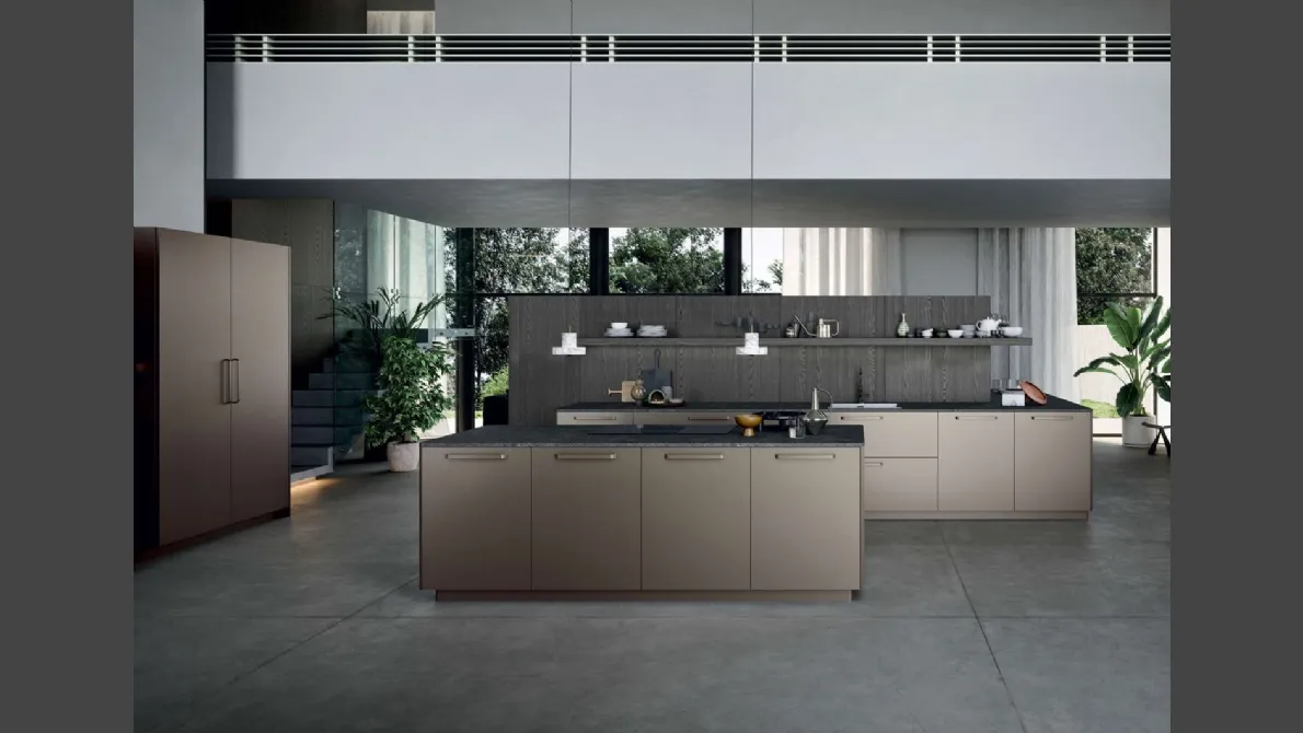 Cucina Moderna Area 22 Maniglia con isola di Dibiesse