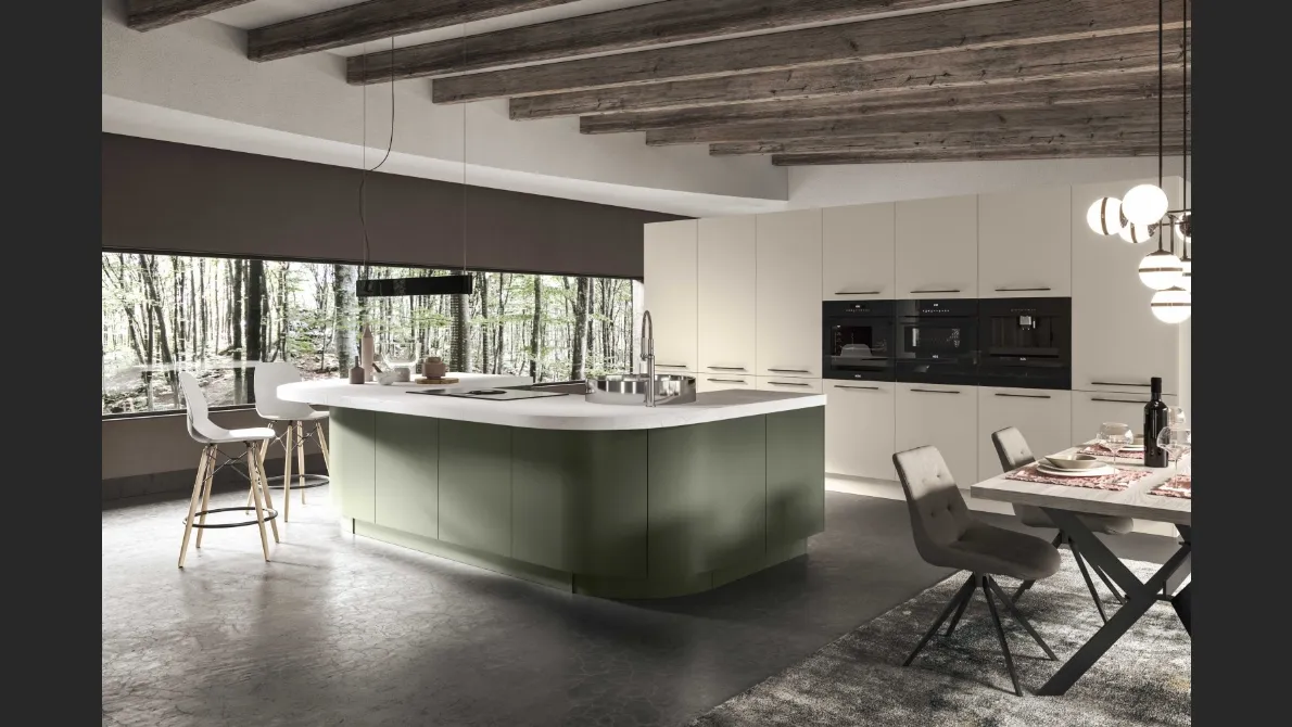 Cucina Moderna ad isola Berlino di Ar-Tre