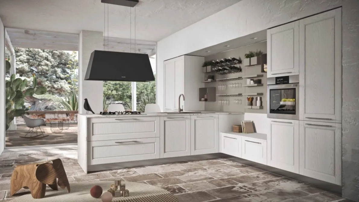 Cucina Moderna lineare Cloe 01 di Ar-Tre