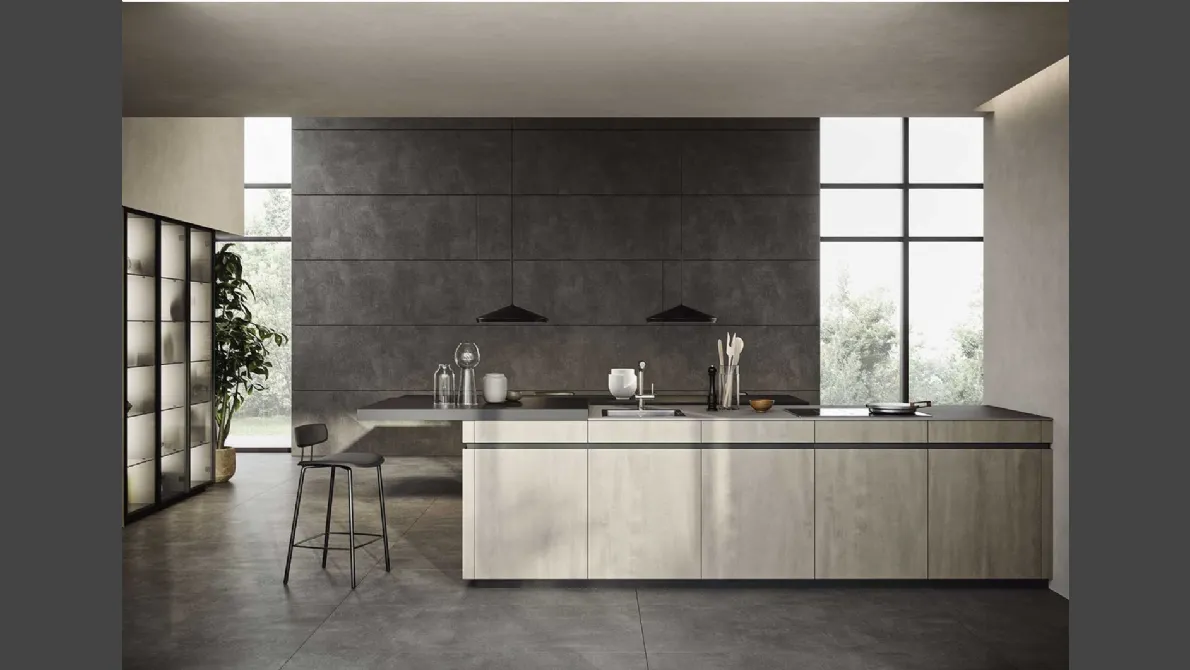 Cucina Moderna Dj con penisola di Dibiesse