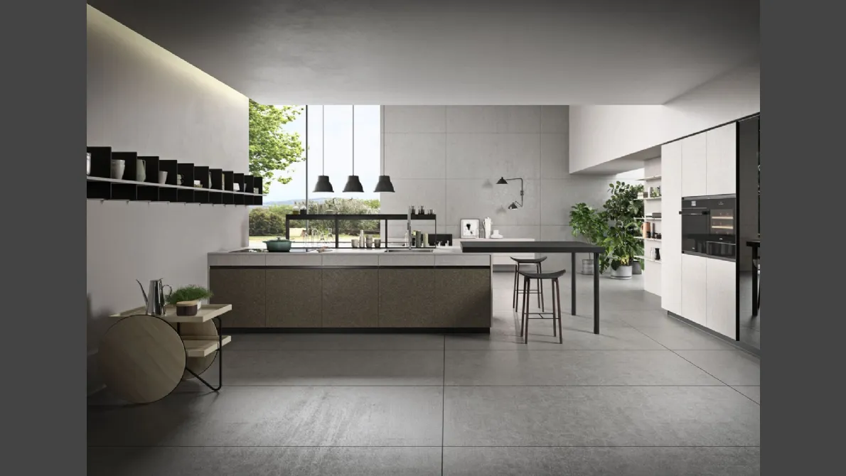 Cucina Moderna Dj con penisola di Dibiesse