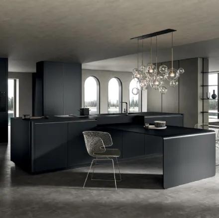 Cucina Moderna in laccato opaco Filo 02 di Dibiesse