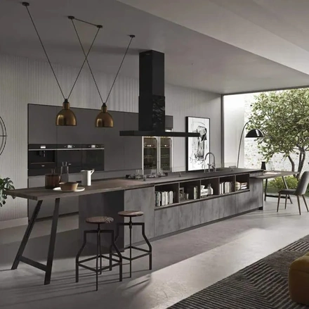 Cucina Moderna con isola Fly Evo Flo Evo 03 di Ar-Tre