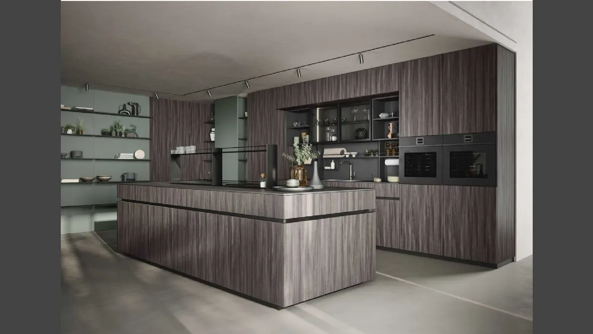 Cucina Moderna GI30 con isola di Dibiesse