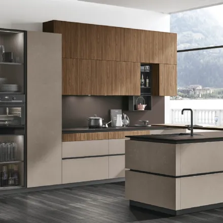Cucina Moderna Metropolis v12 di Stosa