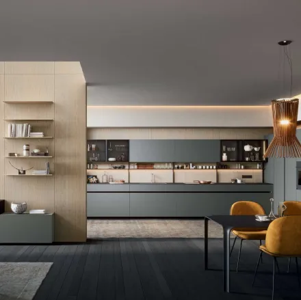 Cucina Moderna Play GI30 02 in laccato opaco di Dibiesse