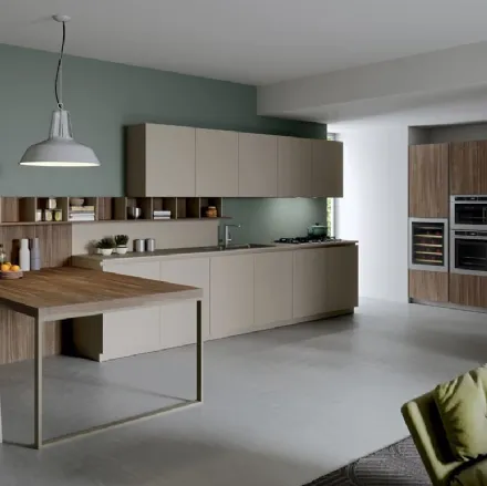 Cucina Moderna lineare Play Lab 03 in melaminico e laminato di Dibiesse
