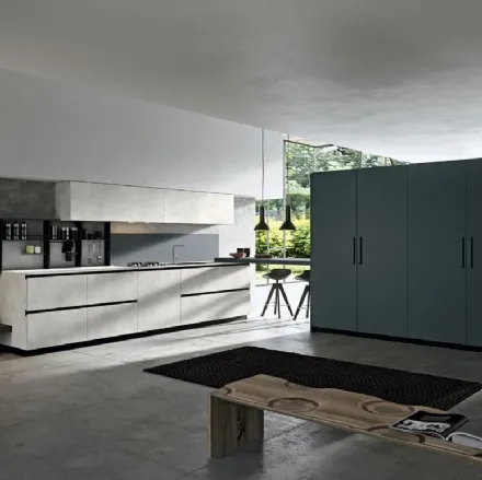 Cucina Moderna lineare Play Time 01 in melaminico di Dibiesse