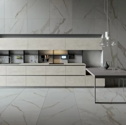 Cucina Moderna lineare Play Time 02 in laminato di Dibiesse