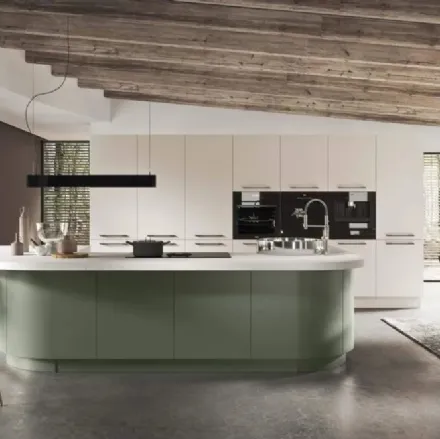Cucina Moderna Progetto Sistema Laccato 01 di Ar-Tre