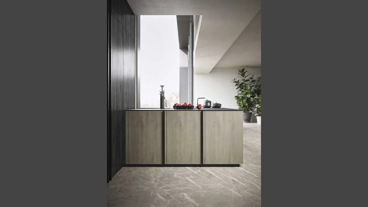 Cucina Moderna Riga con penisola di Dibiesse