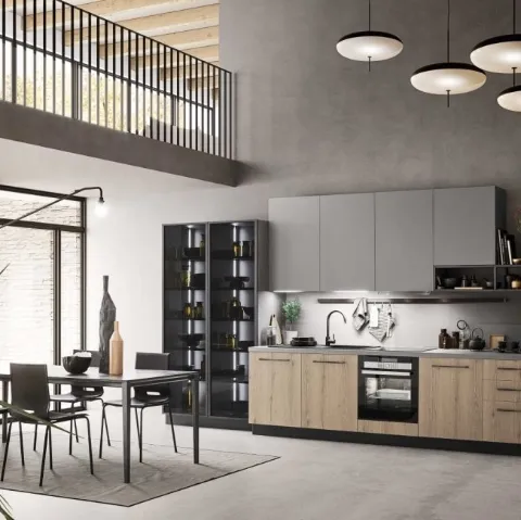 Cucina Moderna lineare Sky 06 di Ar-Tre