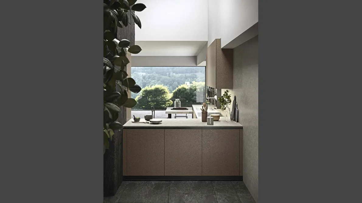 Cucina Moderna angolare Spring Job 02 in laminato di Dibiesse