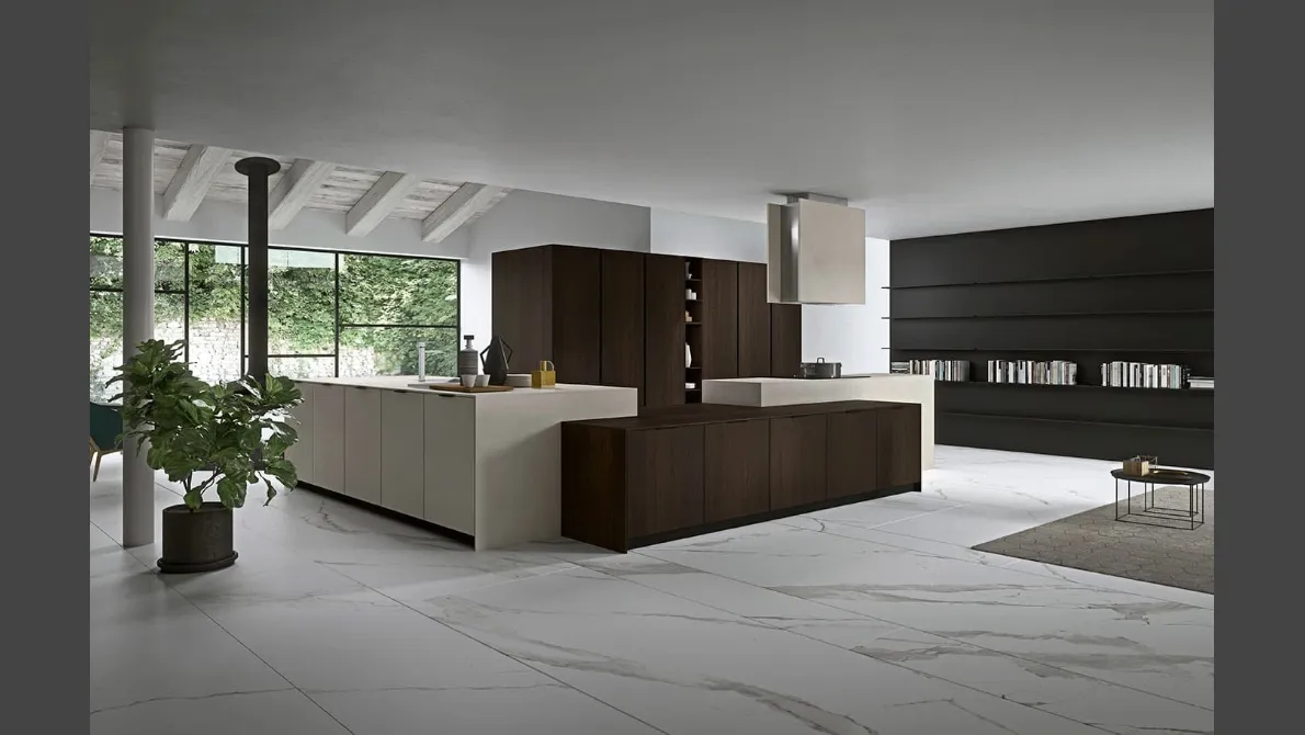 Cucina Moderna Vestimi con isola di Dibiesse