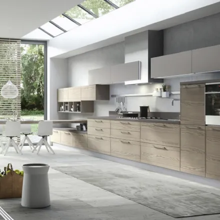 Cucina Moderna con penisola Zoe 01 di Ar-Tre