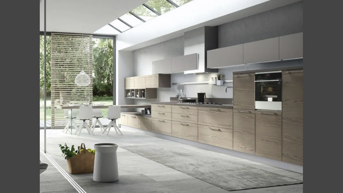 Cucina Moderna con penisola Zoe Design 02 di Ar-Tre