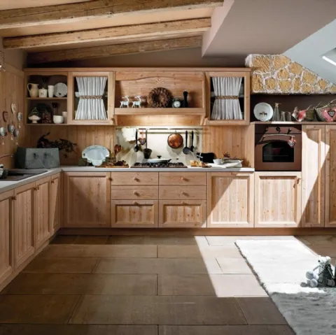 Cucina su misura Everyday Fieno Talcato di Callesella