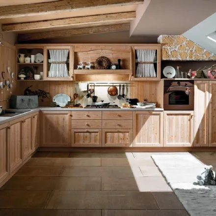 Cucina su misura Everyday Fieno Talcato di Callesella