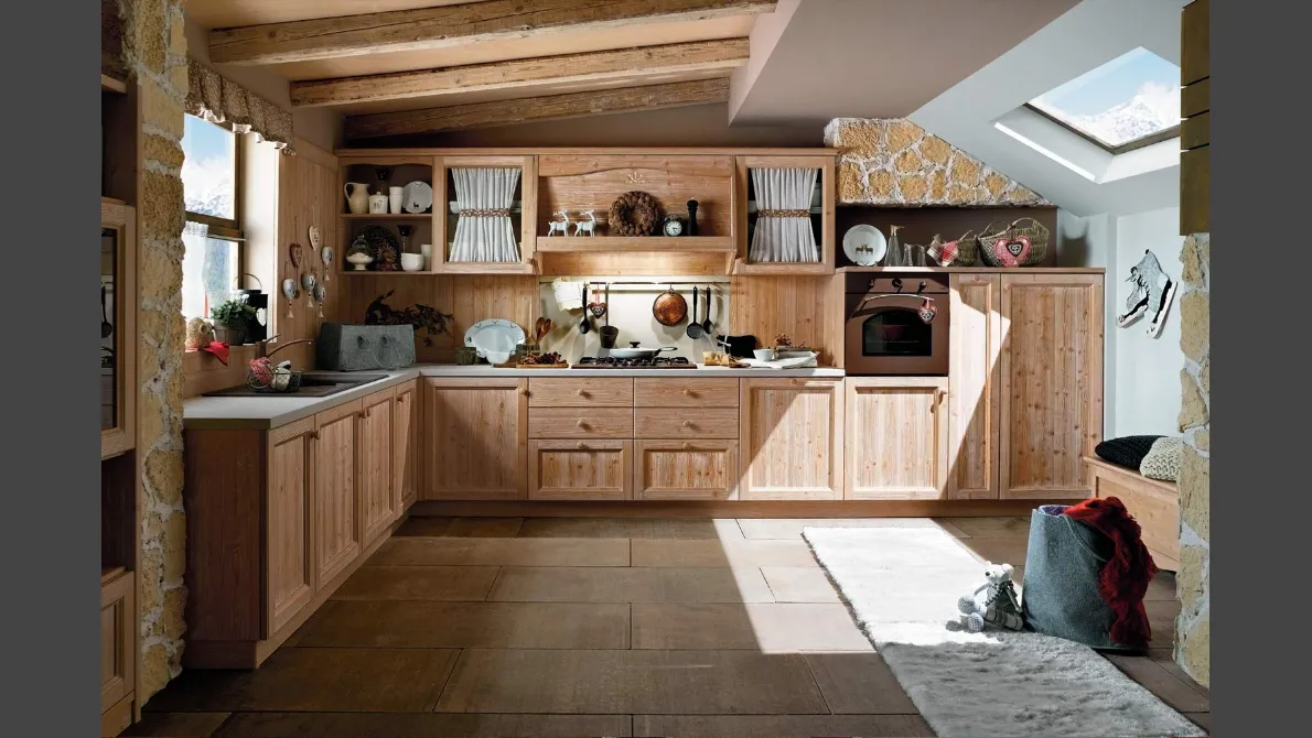Cucina su misura Everyday Fieno Talcato di Callesella