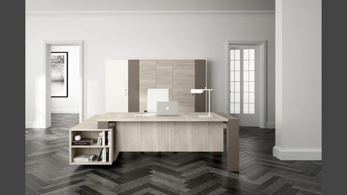 Mobile Ufficio Direzionale in melaminico e laccato opaco GO 02 di Colombini Office
