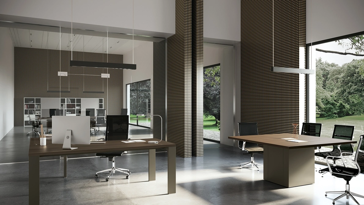 Scrivania Direzionale Go Steel Melaminico di Colombini Office