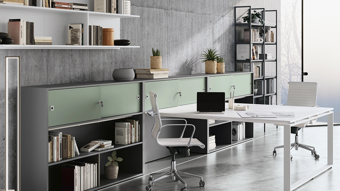 Scrivania Operativa Loft anello chiuso di Colombini Office