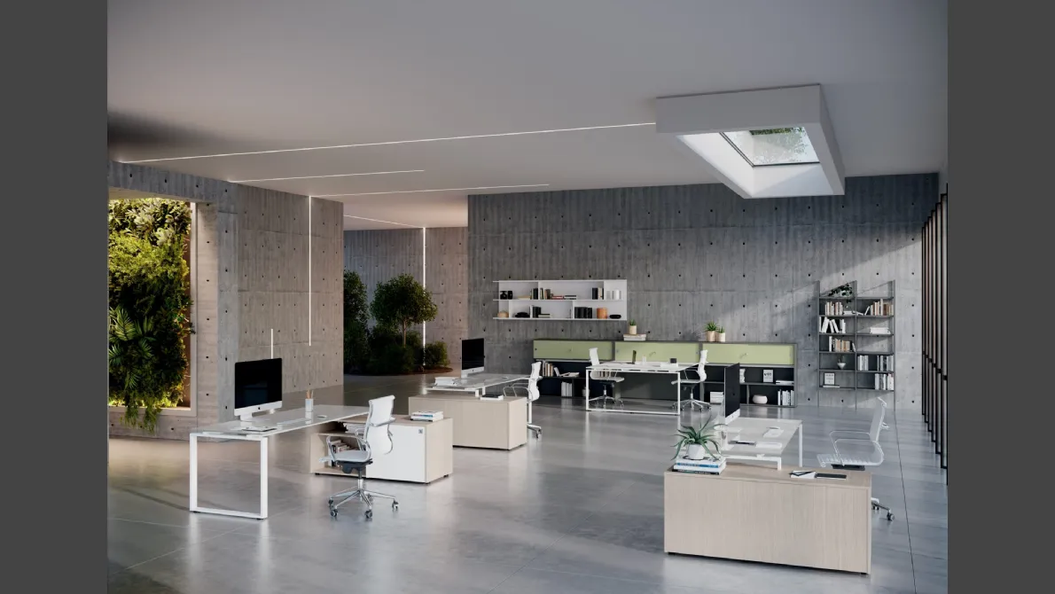 Scrivania Operativa Loft 04 di Colombini Office