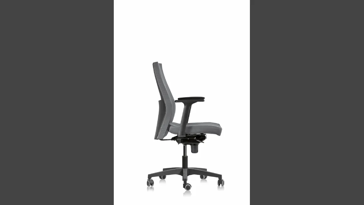 Seduta Operativa 20 ergonomica in tessuto Grigio di Colombini Office